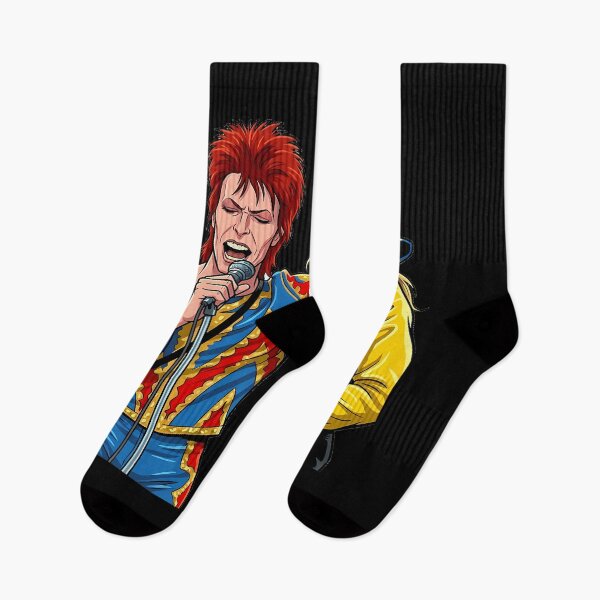 Item preview, David Bowie And Mick Ronson - Cartoon designed and sold by slimshadow.