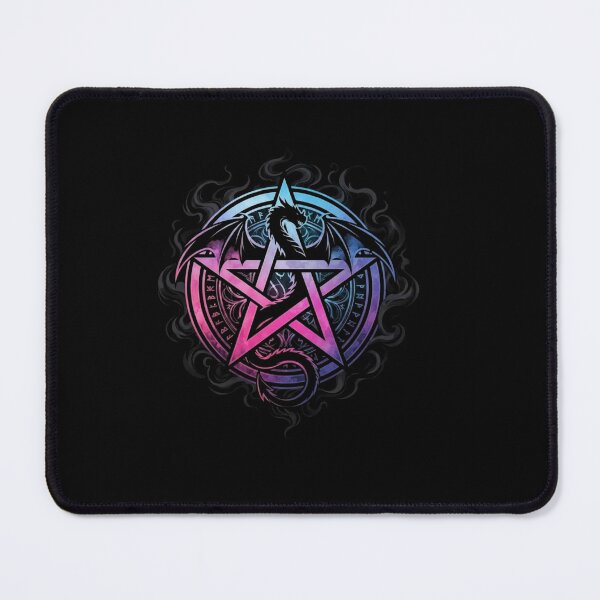 Item preview, Neon Dragon Pentagram Dark Fantasy Occult Design designed and sold by Ostericaimusa.