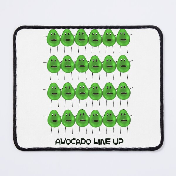 Item preview, Avocado Line Up designed and sold by pmwilliams.