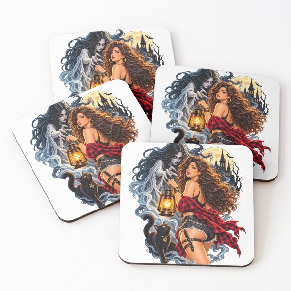 Item preview, Secrets Stay Buried – Haunted Gothic Pin-Up Girl designed and sold by Ghostwave Atelier.