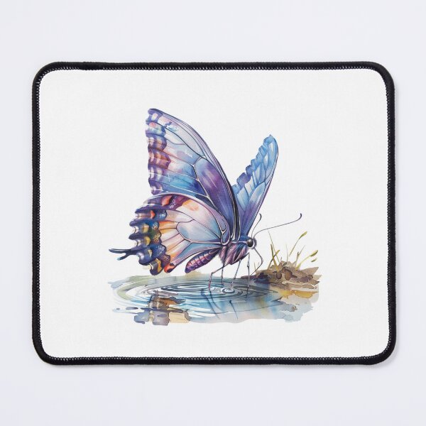 Item preview, Blue Butterfly | Elegant Nature Aesthetic Art designed and sold by Mandayartstudio.