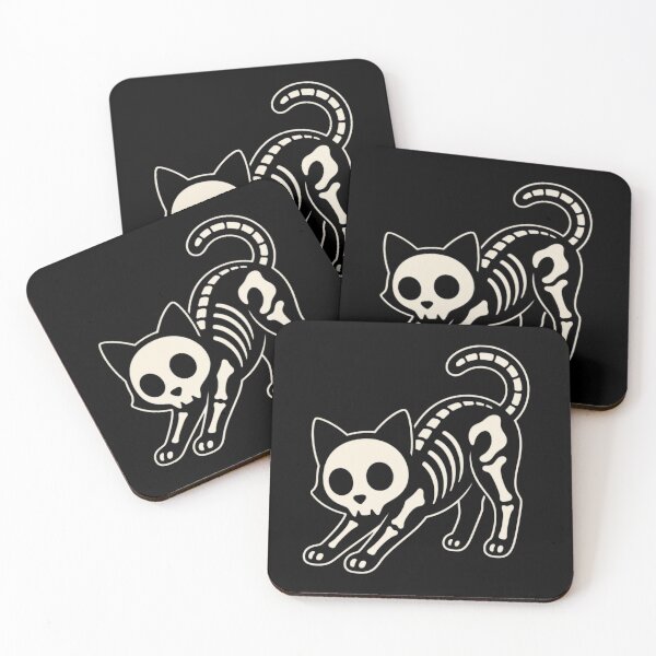 Item preview, Skelecat Cute Skeleton Cat designed and sold by AmayaSingleton.