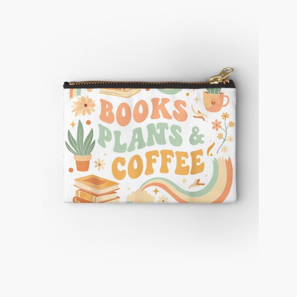 Item preview, Book Lover Coffee Plants Retro Cozy Succulent Reading Groovy T-Shirt designed and sold by fine line.