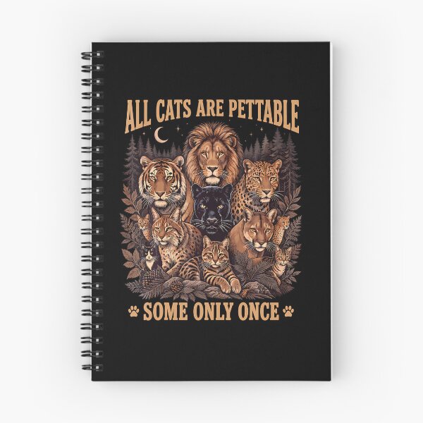 Item preview, Funny All Cats Are Pettable Some Only Once Wild Vintage  designed and sold by RealestInternet.