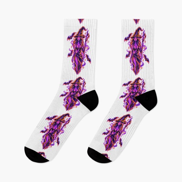 Item preview, Neon Witch and Bats Halloween designed and sold by QuiteOrbit.