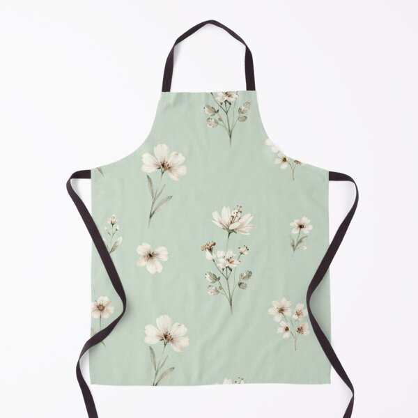 Item preview, Dainty Sage Green Watercolor Wildflower Ditsy Floral designed and sold by jjagani.