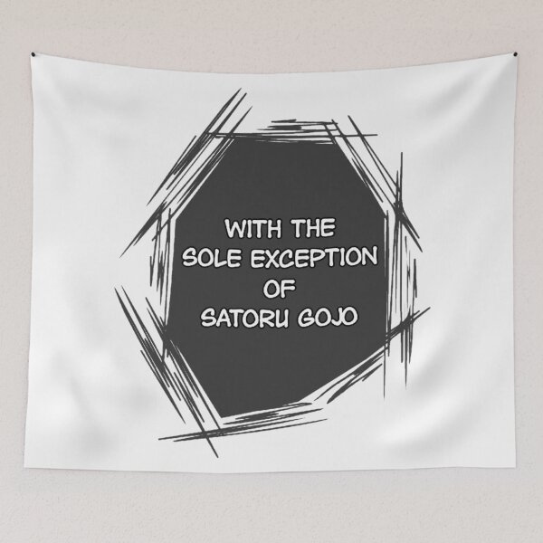 Item preview, with the sole exception of Satoru Gojo text bubble designed and sold by Waste Brain.