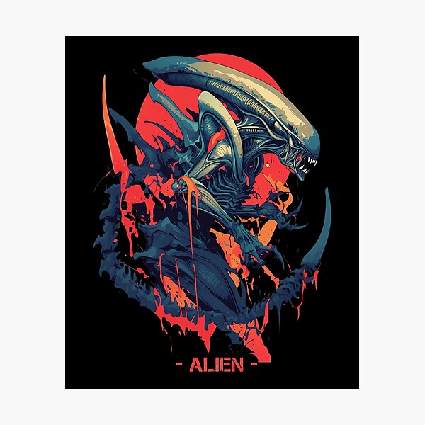 Item preview, Xenomorph Queen Stylized  Art designed and sold by MurielWisozkdg.