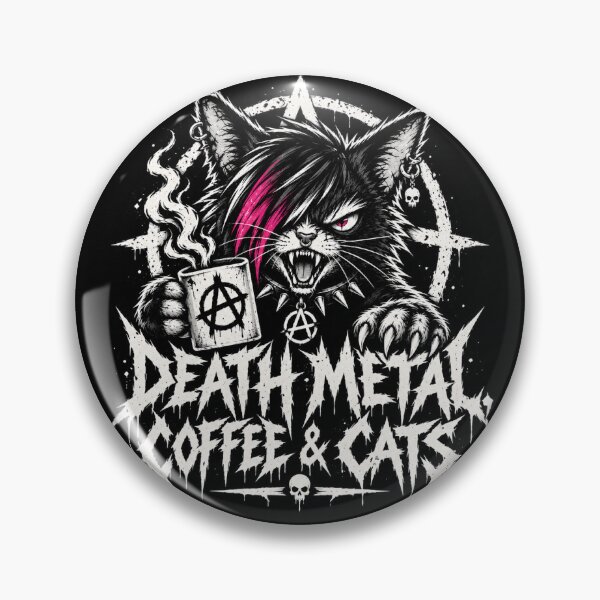 Item preview, Death Metal, Coffee & Cats designed and sold by GyspySoulStudio.