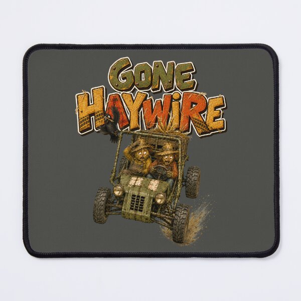 Item preview, Gone Haywire – Halloween Scarecrows Driving Tractor Buggy designed and sold by Mercy&Cooper.