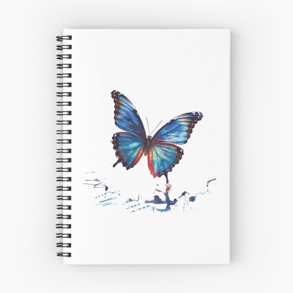 Item preview, Blue Butterfly | Elegant Nature Aesthetic Art designed and sold by Mandayartstudio.