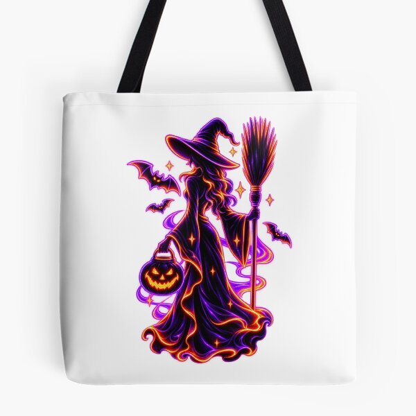 Item preview, Spooky Neon Witch Halloween designed and sold by QuiteOrbit.