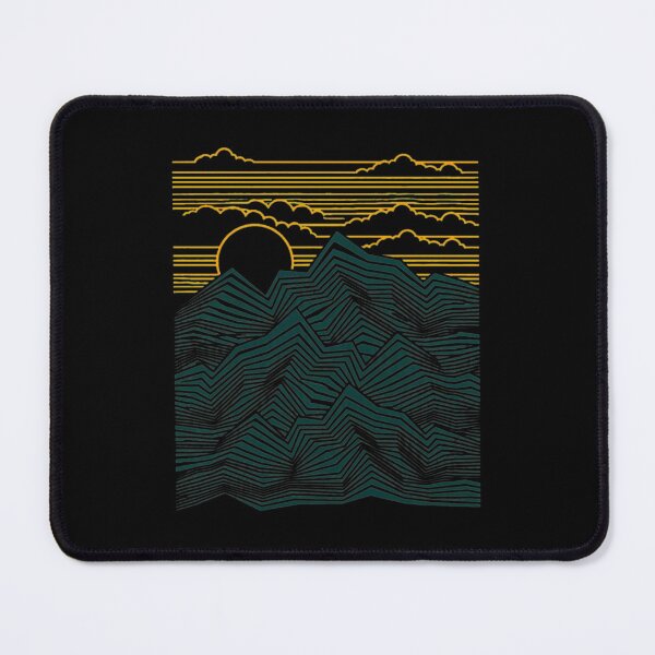 Item preview, Geometric Mountain Sunset Contour Art designed and sold by andrasmar.