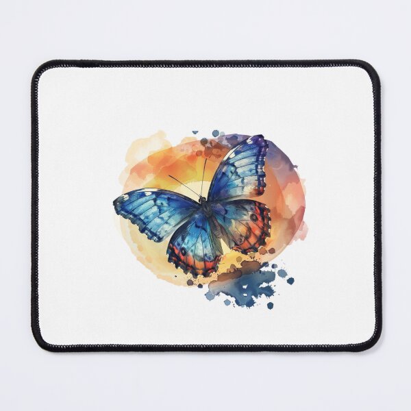 Item preview, Blue Butterfly | Elegant Nature Aesthetic Art designed and sold by Mandayartstudio.