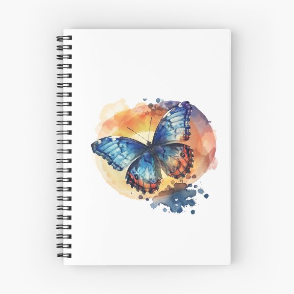 Item preview, Blue Butterfly | Elegant Nature Aesthetic Art designed and sold by Mandayartstudio.