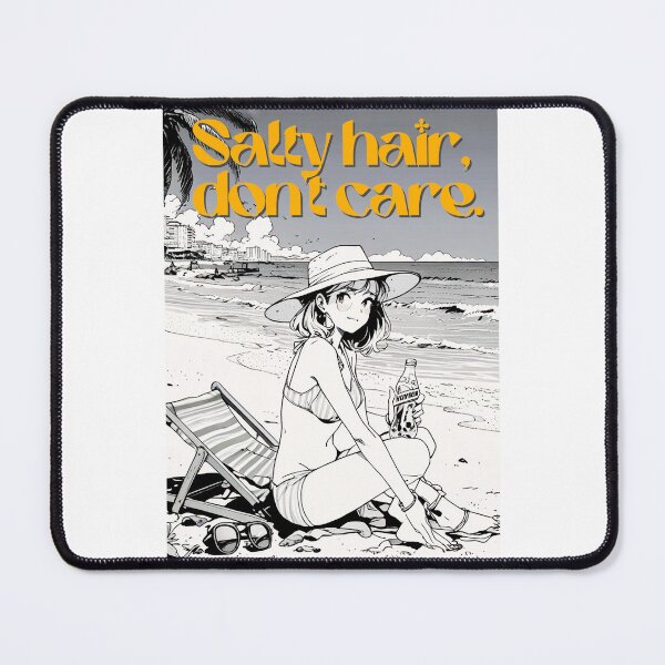 Item preview, A beautiful manga-style girl at the beach: for lovers of sun, sand, and sea. designed and sold by UrbanTRIP.