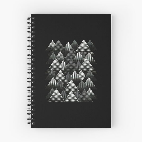Item preview, Geometric Mountains Halftone Pattern designed and sold by lasopent.