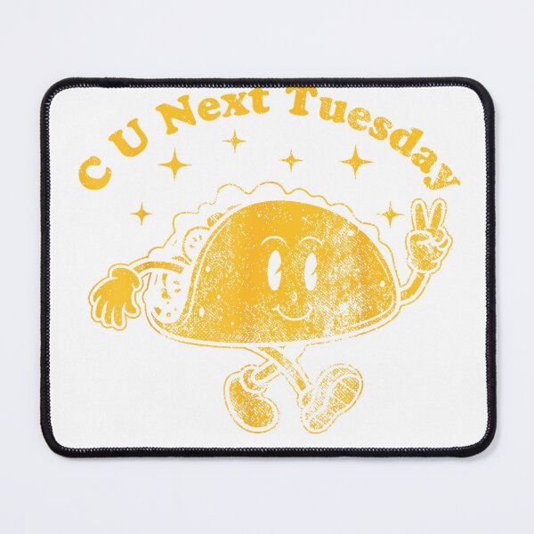 Item preview, C U Next Tuesday - Vintage Retro Foodie Sarcastic Acronym T-Shirt designed and sold by Badriiiii.