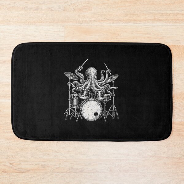 Item preview, Octopus Playing Drums  designed and sold by CelidaBonde.