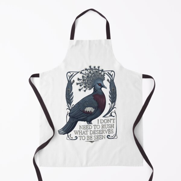 Item preview, Victoria Crowned Pigeon I Don't Need To Rush What Deserves To Be Seen designed and sold by Max Store.