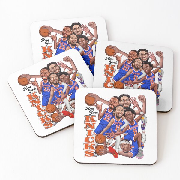 Item preview, NY Knicks Jalen Brunson And Mikal Bridges Cartoon designed and sold by MoGreenfelder.