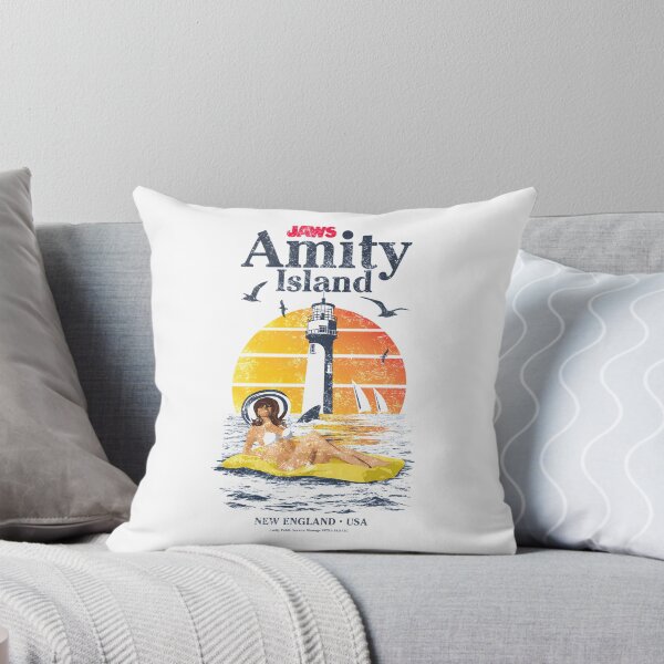 Item preview, Amity Island New England Usa Public Service Message Ocean View designed and sold by NiaHaron.