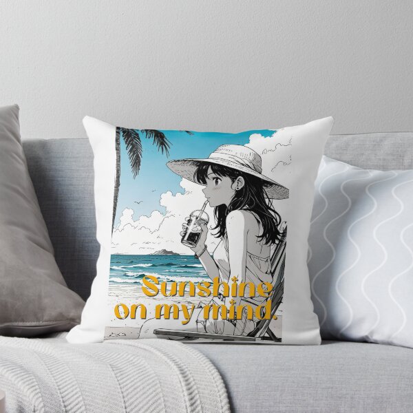 Item preview, A beautiful manga-style girl at the beach: for lovers of sun, sand, and sea. #3 designed and sold by UrbanTRIP.