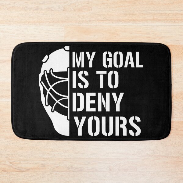 Item preview, Goalie Mask My Goal Is To Deny Yours designed and sold by Domenikolas.