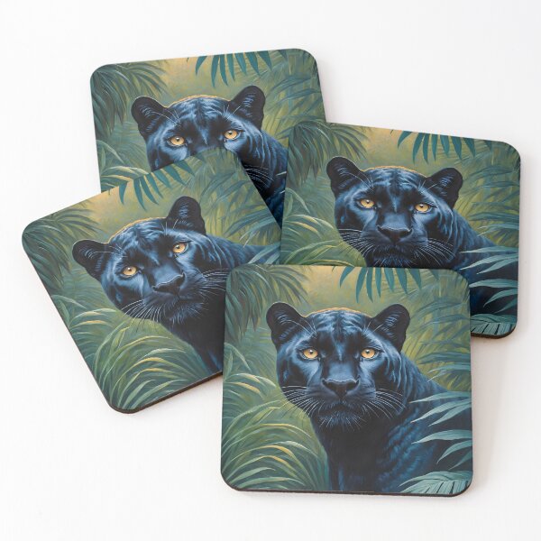 Item preview, EYES OF THE JUNGLE | Black Panther designed and sold by TAMAJAD.