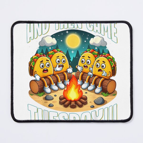 Item preview, and Then Came Tuesday Scary Campfire Story Taco Tuesday T-Shirt designed and sold by TinyHands-Art.