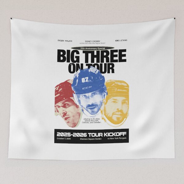 Item preview, Big Three On Tour Vintage Hockey Trio designed and sold by Domenikolas.