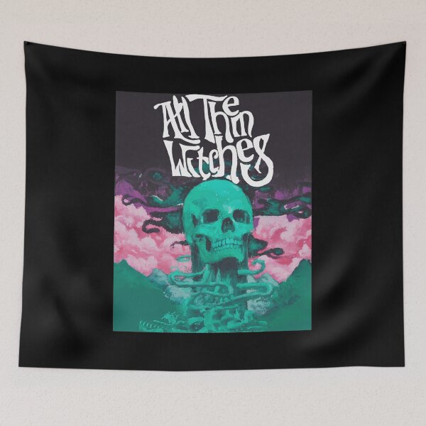 Item preview, All Them Witches Skull Psychedelic Art designed and sold by MurielWisozkdg.