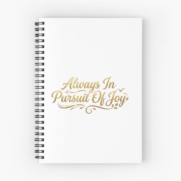 Item preview, Always In Pursuit Of Joy Typography Gold Design designed and sold by ThePrintArt.