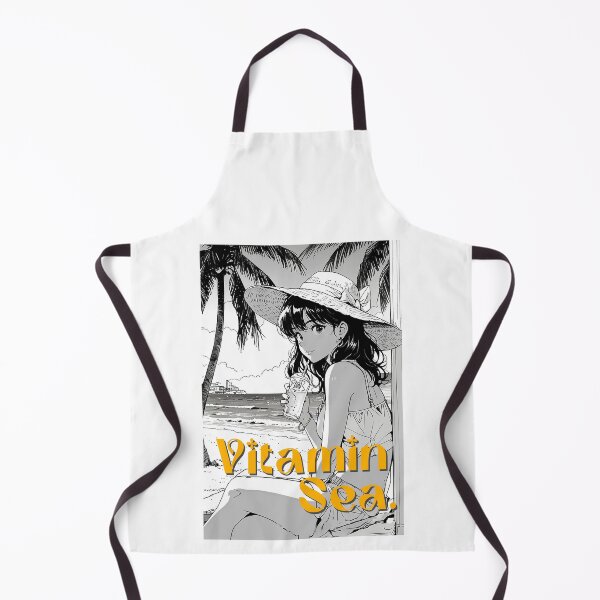 Item preview, A beautiful manga-style girl at the beach: for lovers of sun, sand, and sea. #4 designed and sold by UrbanTRIP.