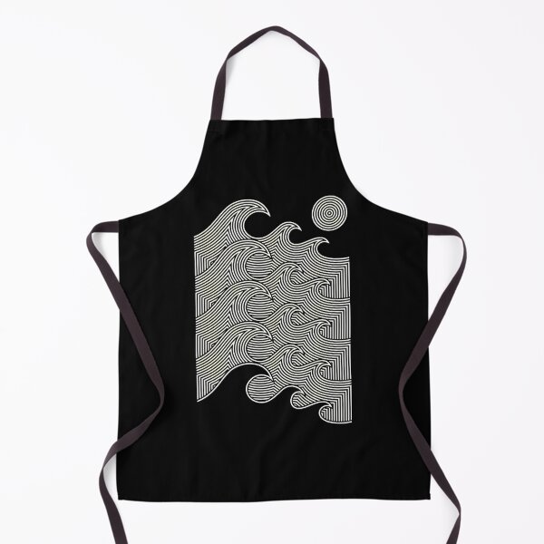 Item preview, Geometric Waves and Sun Line Art designed and sold by lasopent.