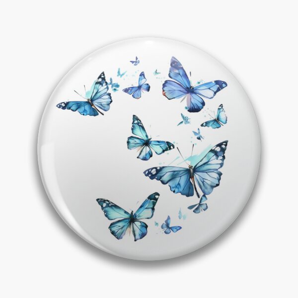 Item preview, Blue Butterfly | Elegant Nature Aesthetic Art designed and sold by Mandayartstudio.