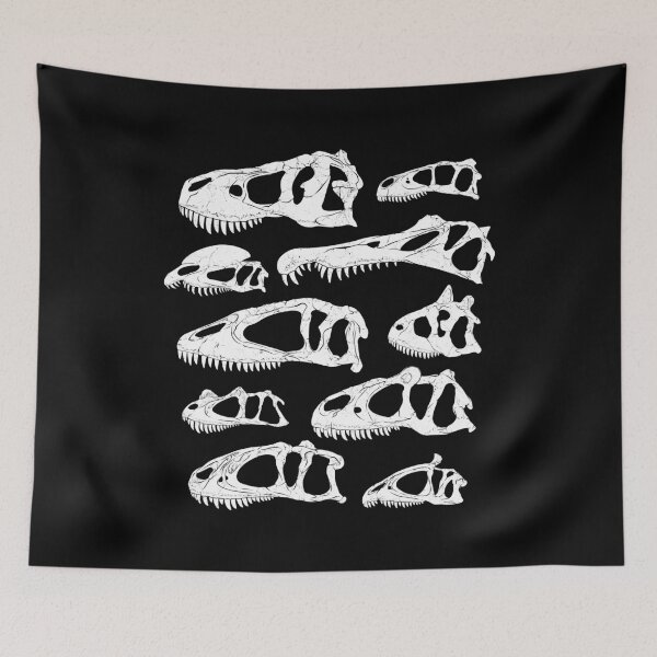 Item preview, Theropods Spinosaurus Tyrannosaurus Carnotaurus designed and sold by NicGrayGraphic.