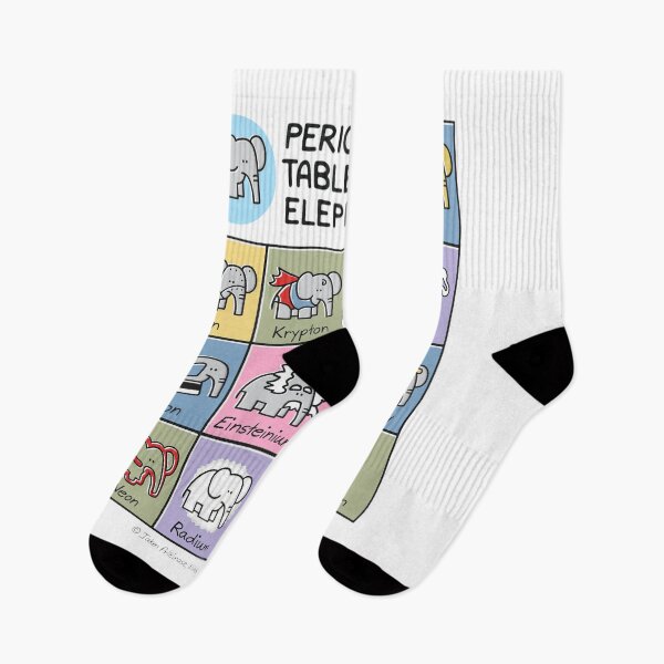 Item preview, Periodic Table of Elephants Science Pun designed and sold by Domenikolas.