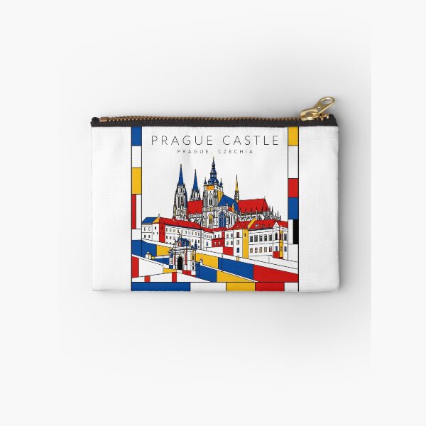 Item preview, Prague Castle Prague Mondrian Style 3D Poster designed and sold by CMYKStudio.