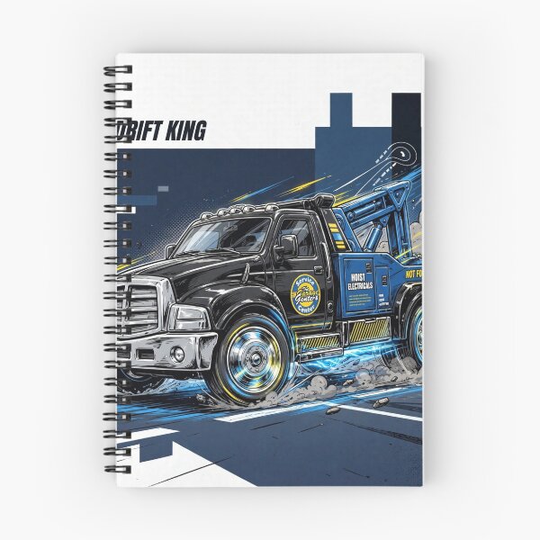 Item preview, Drift King Wrecker - Drifting Tow Truck Comic Art designed and sold by redkat-4.