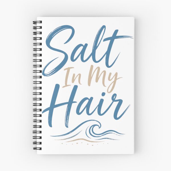 Item preview, Salt In My Hair | Beach Wave Typography designed and sold by limos.