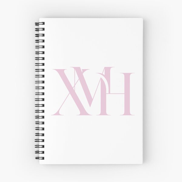 Aperçu de l'œuvre Monogramme chic à lettres jumelles entrelacées XMH créée et vendue par ThePrintArt.