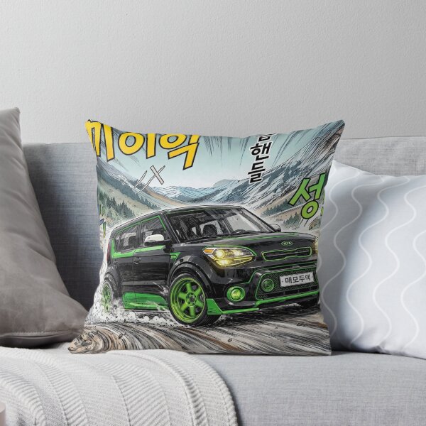 Item preview, Kia Soul Drift King - Initial D Style Mountain Touge Manga designed and sold by redkat-4.