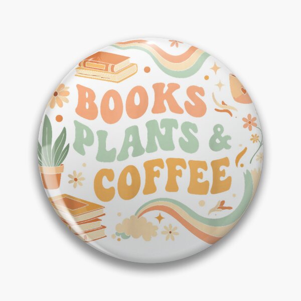 Item preview, Book Lover Coffee Plants Retro Cozy Succulent Reading Groovy T-Shirt designed and sold by fine line.