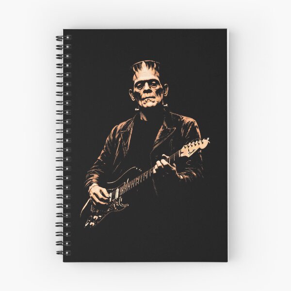 Item preview, Frankenstein Playing Guitar Funny Halloween Frankenstein designed and sold by snailslowdance.