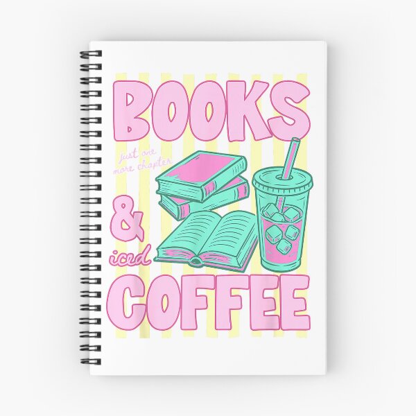 Item preview, Books and Iced Coffee Bookish Book Lover Reader Bookworm T-Shirt designed and sold by Alan Cruz.