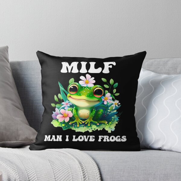 Item preview, Man I love Frogs, MILF DILF,Frog Gift, Frog Lover Girlfriend Boyfriend Gift Idea, Cottagecore, Funny Gift designed and sold by aponwao.