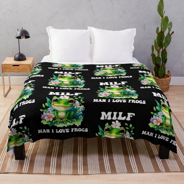Item preview, Man I love Frogs, MILF DILF,Frog Gift, Frog Lover Girlfriend Boyfriend Gift Idea, Cottagecore, Funny Gift designed and sold by aponwao.
