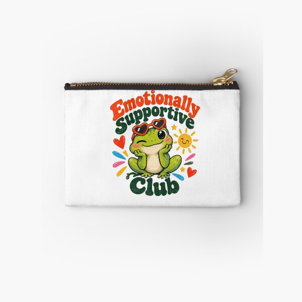 Item preview, Cute Emotionally Supportive Frog Club - Retro Cottagecore Aesthetic designed and sold by zytooFree.