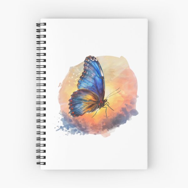Item preview, Blue Butterfly | Elegant Nature Aesthetic Art designed and sold by Mandayartstudio.
